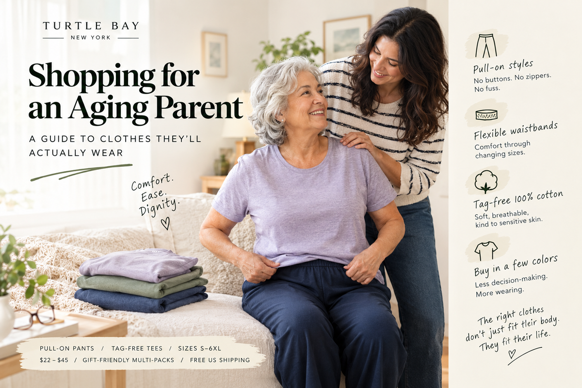 Shopping for an Aging Parent: A Guide to Clothes They'll Actually Wear