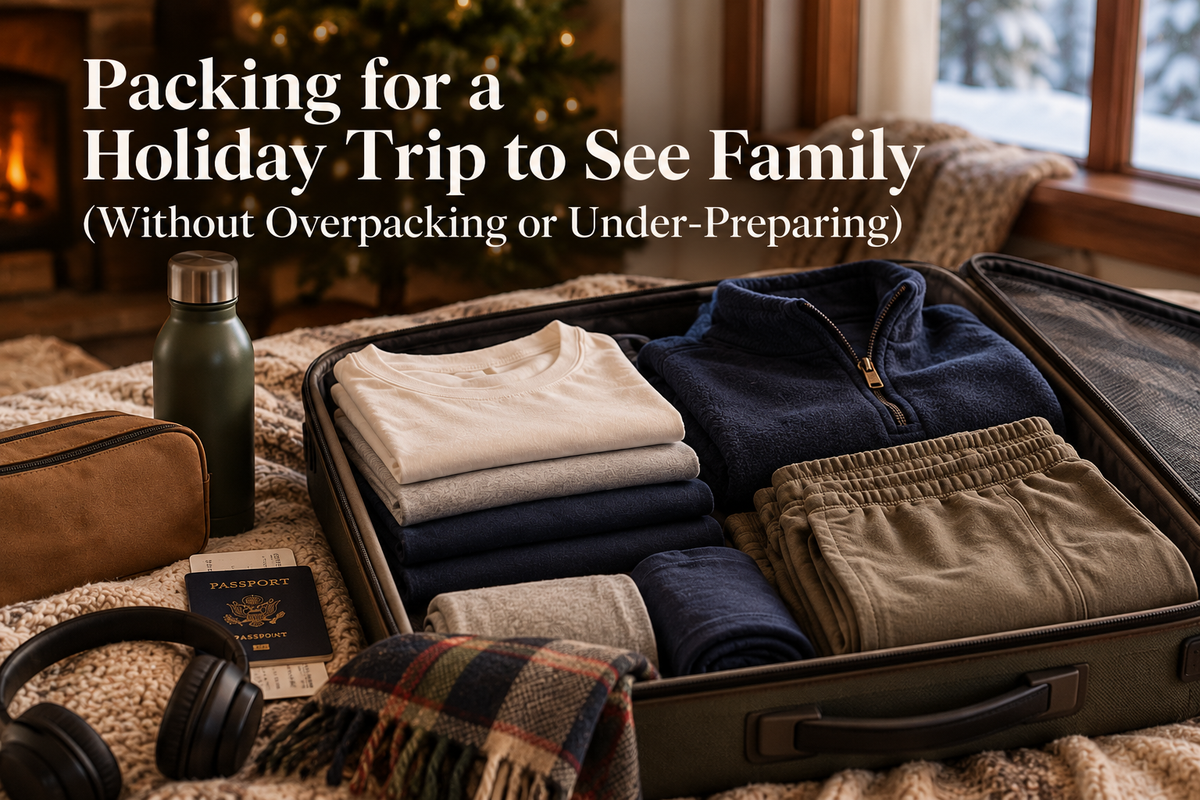 Packing for a Holiday Trip to See Family (Without Overpacking or Under-Preparing)