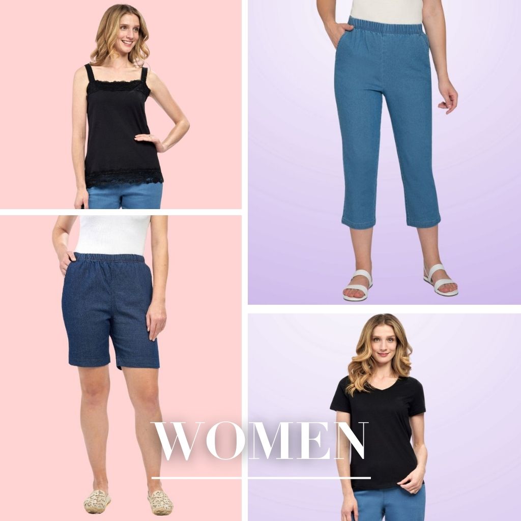 Each women's apparel showcases a unique blend of textures and designs, reflecting classic and comfortable fashion for every women.