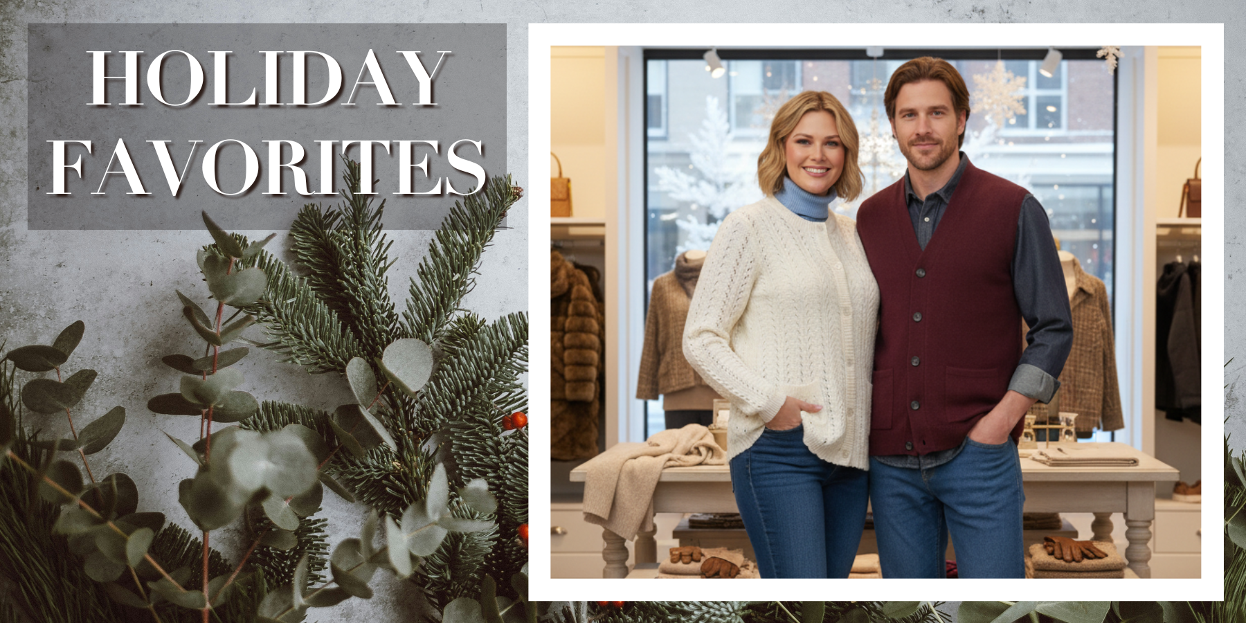 Cozy up in style with our winter collection