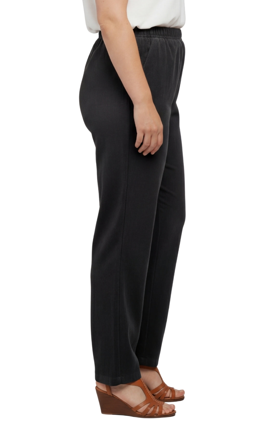 Women's Lightweight Pull-On Denim Jeans with Elastic Waist – Relaxed Fit Stretch Jeans for Casual Everyday Wear 13