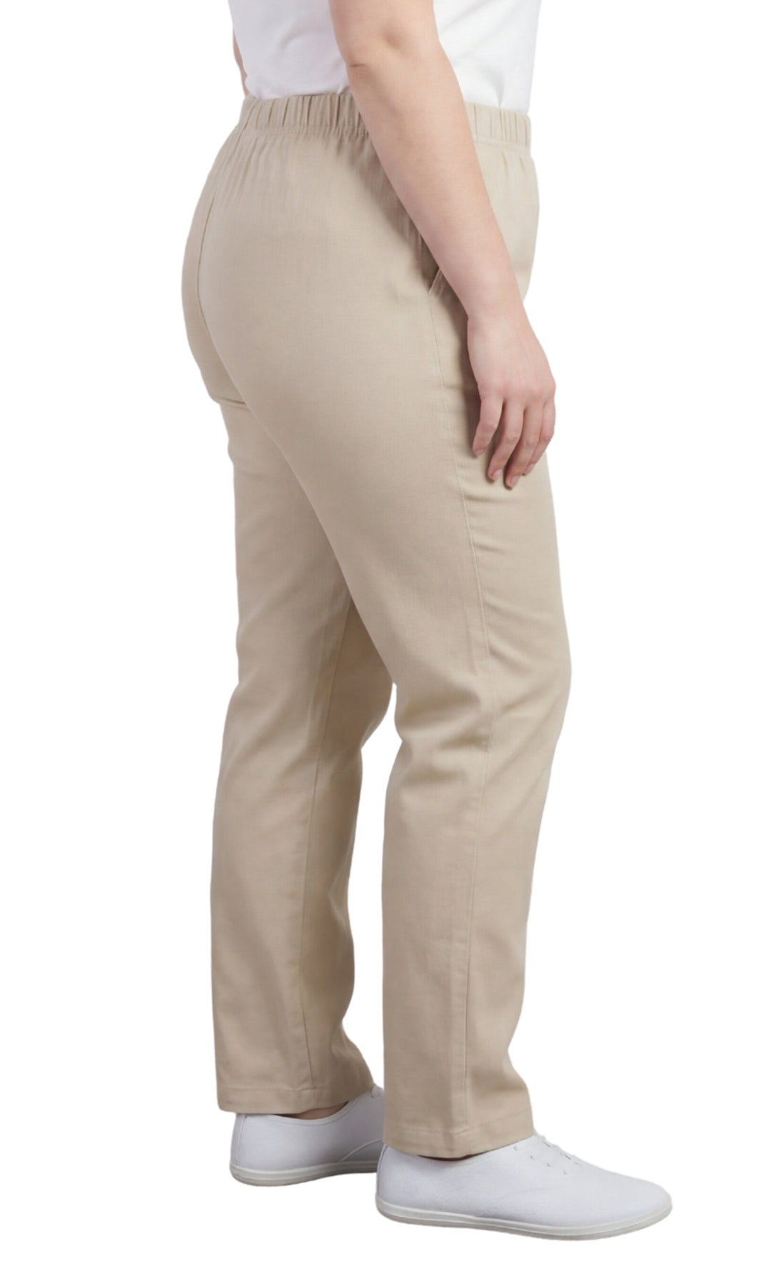 Women's Lightweight Pull-On Denim Jeans with Elastic Waist – Relaxed Fit Stretch Jeans for Casual Everyday Wear 29