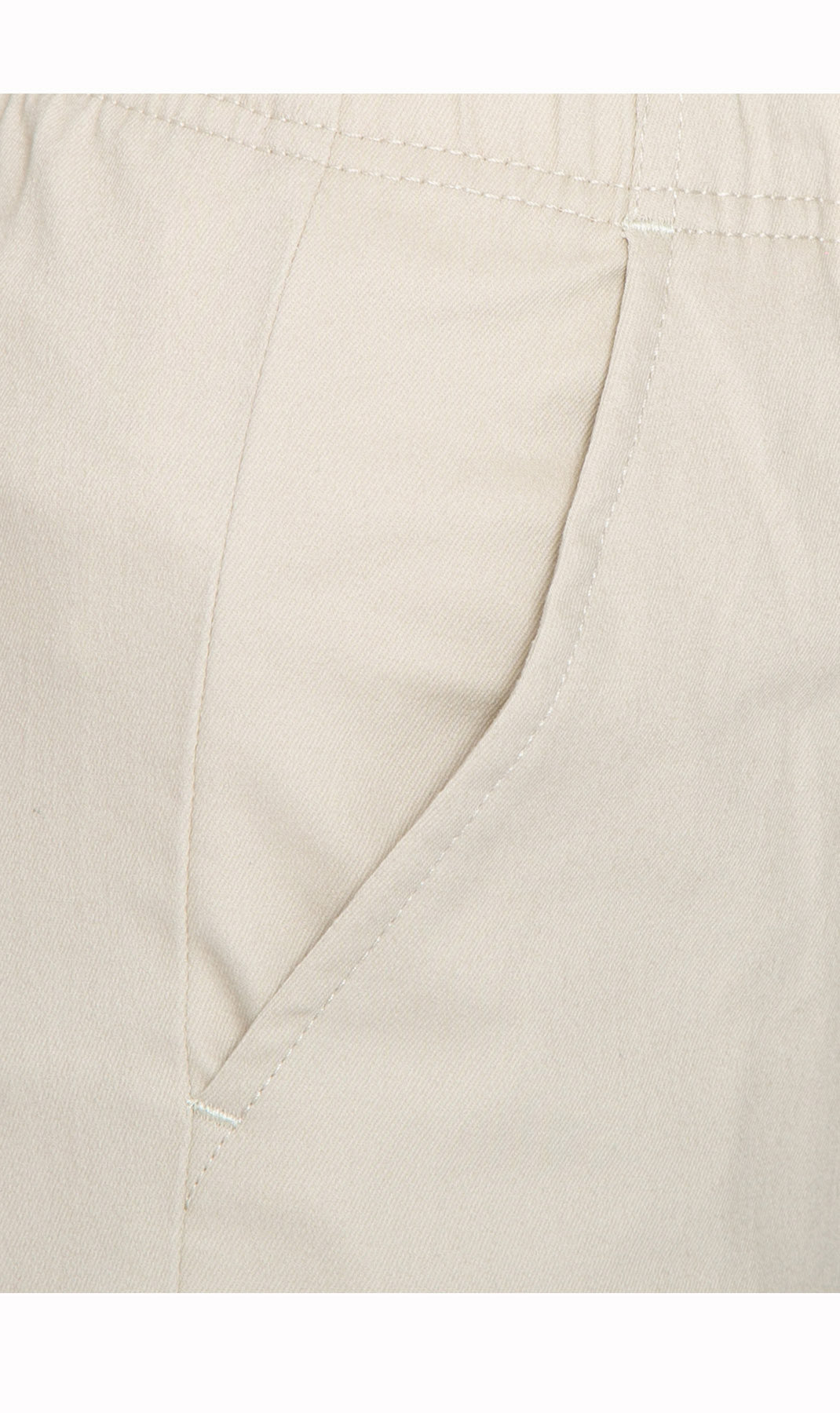 Women's Stretch Denim CaprisÔÇô Lightweight Stretch Fabric for Cool Comfort - Stone- Pocket - TURTLE BAY APPAREL