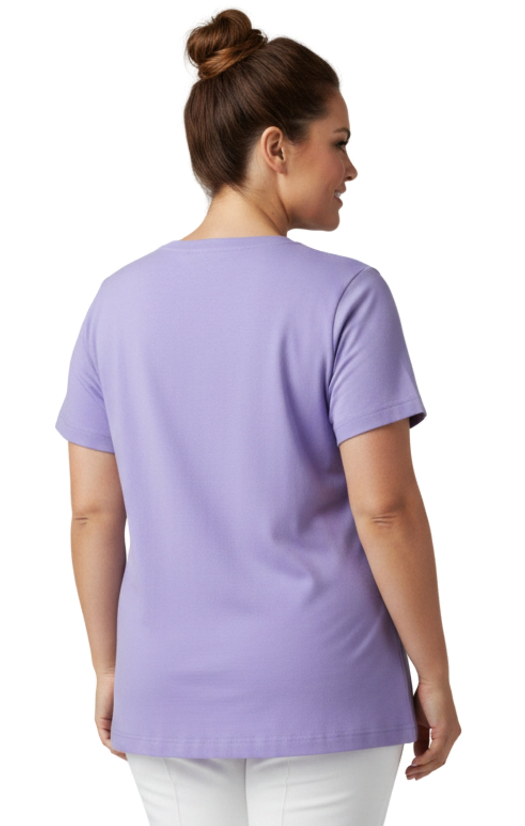 Women's Scalloped Neckline Embellished Tee 13