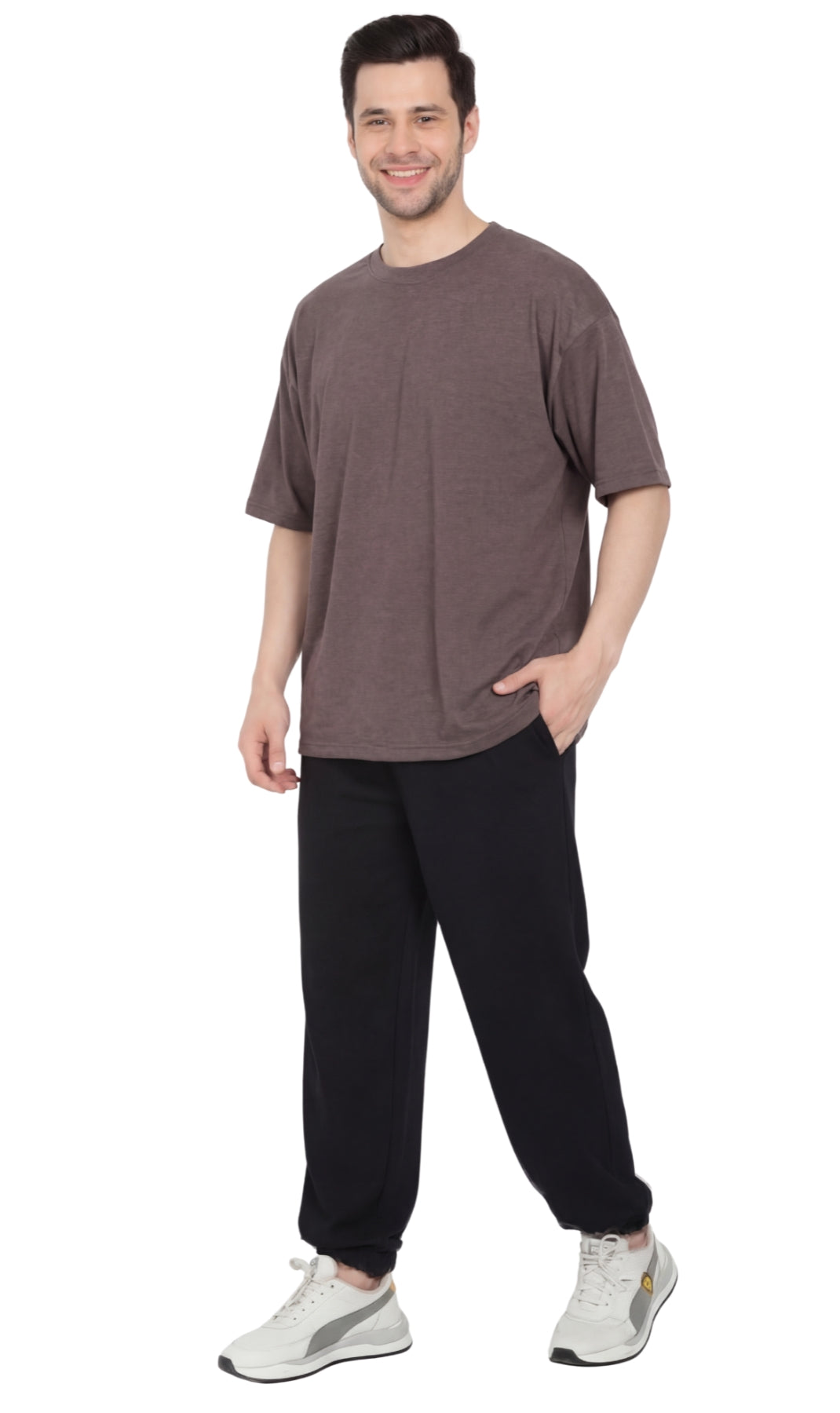 Turtle Bay Apparel Men's Heavyweight Crew Neck T-Shirt – Charcoal