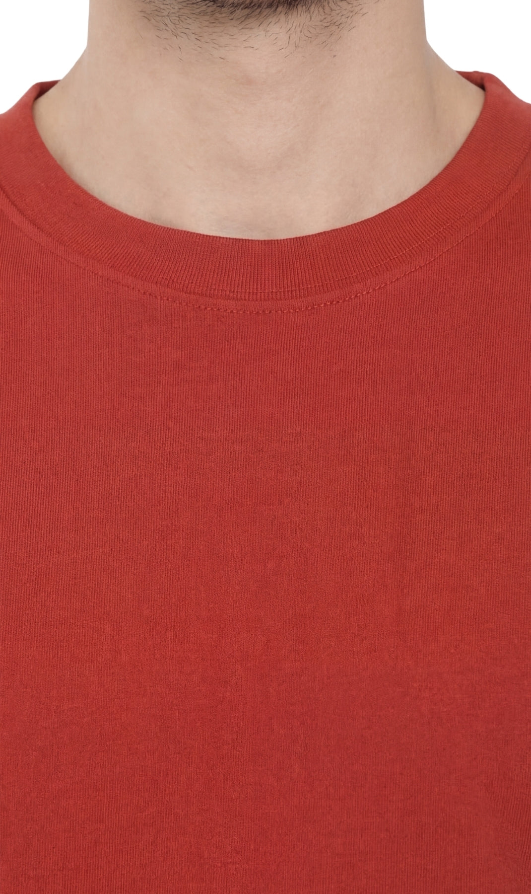 Turtle Bay Apparel Men's Heavyweight Crew Neck T-Shirt – Redwood Collar Detail