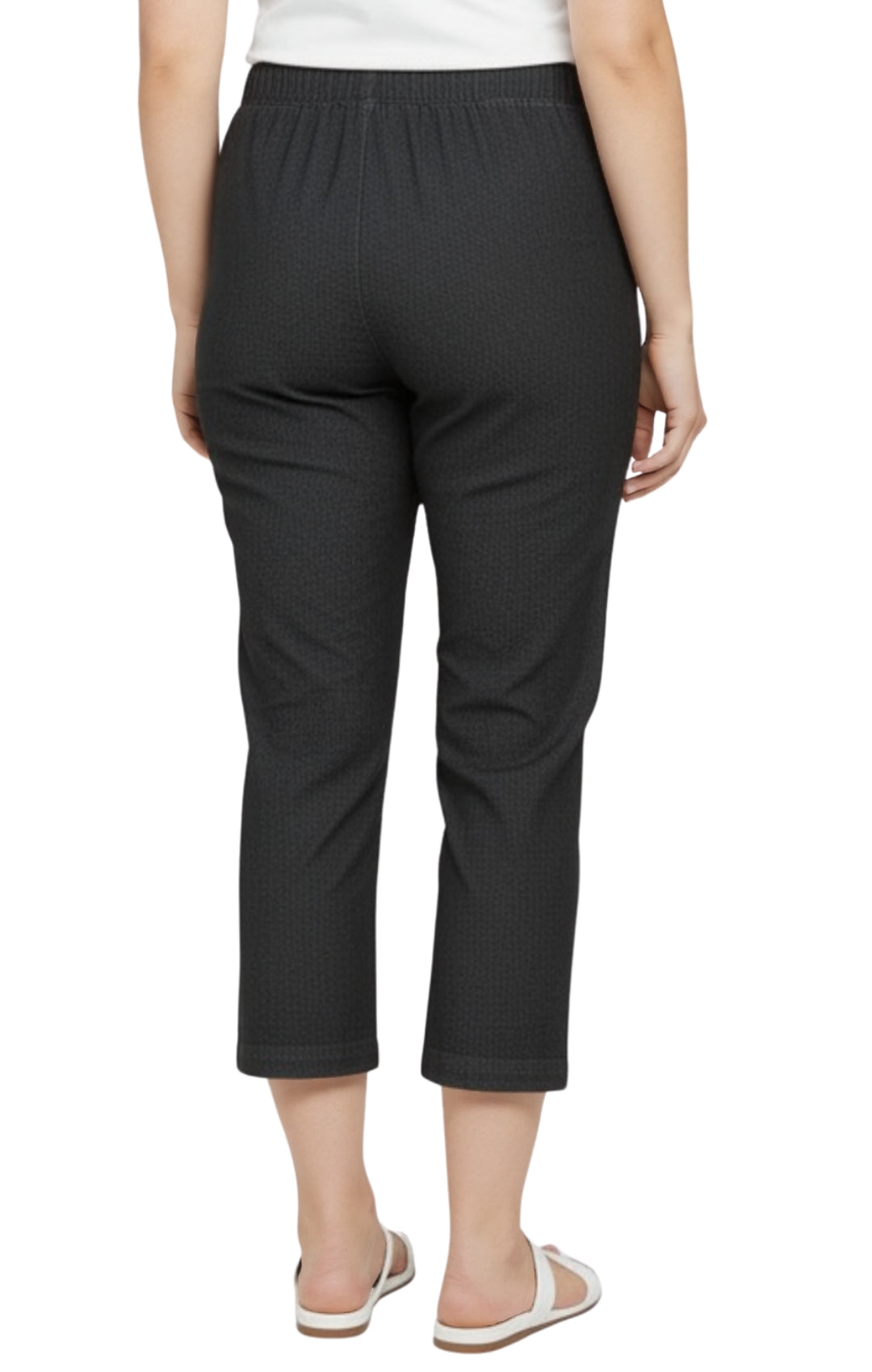 Women's Lightweight Stretch Denim Capri Pants – Comfortable Everyday Fit 28