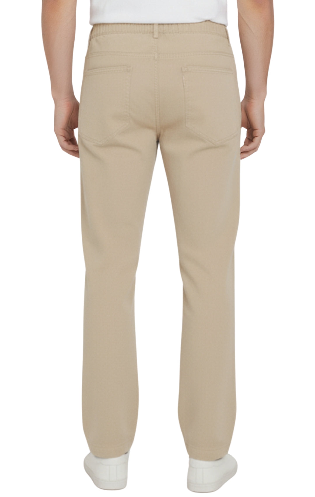 Men’s Lightweight Casual Elastic Waist Pull-On Jeans – Denim & Twill Pants with Easy Fit 17