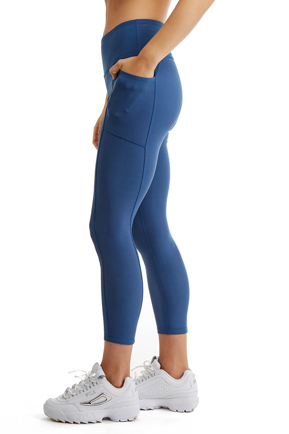 Women's Side Phone Pockets 7/8 Legging - Stellar - Side pocket - TURTLE BAY APPAREL